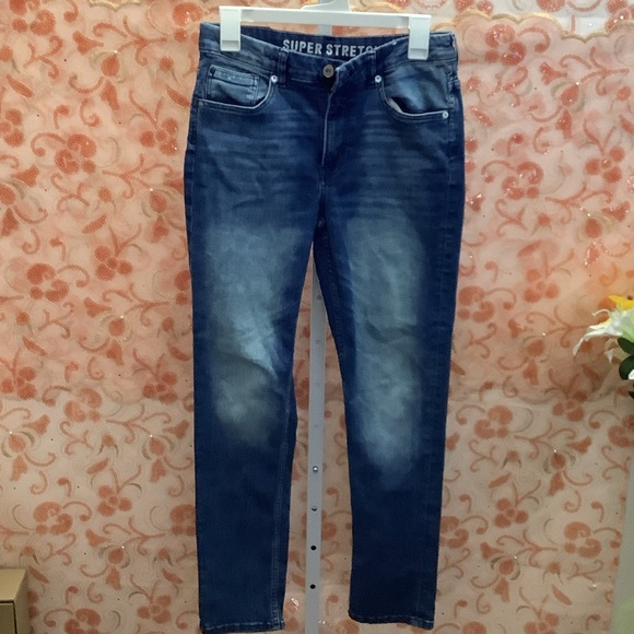 H&M Kids Dark Blue Stretch Jeans - Picture 1 of 7